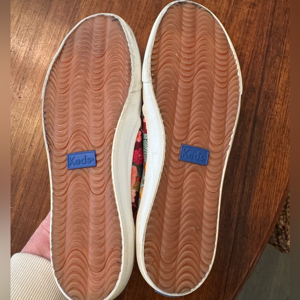 Keds Rifle Paper Co Double Decker Floral Slip-On Sneakers - size 8.5 - Picture 9 of 10